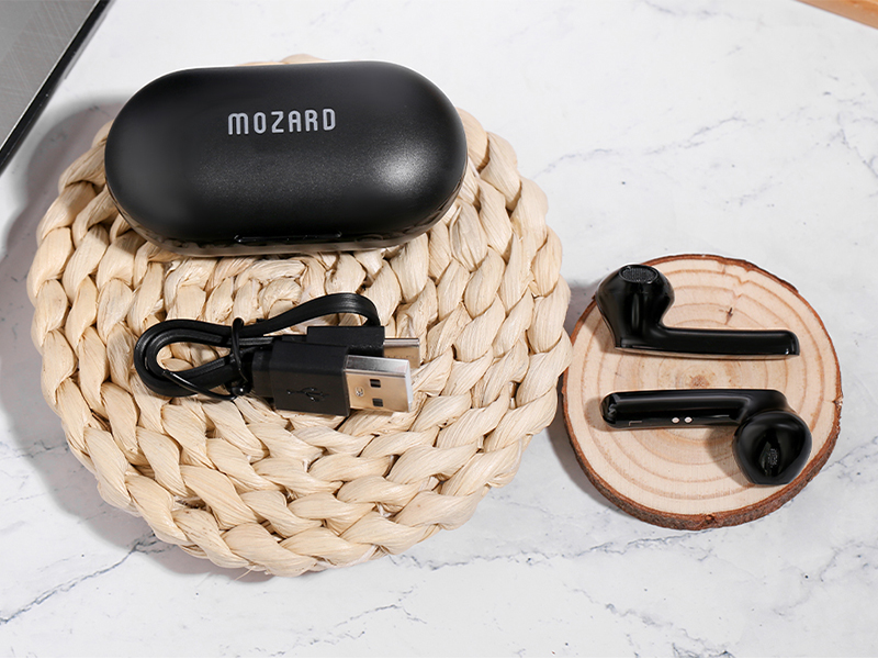 Tai nghe Bluetooth True Wireless Mozard DT920 v&agrave; c&aacute;c phụ kiện đi k&egrave;m